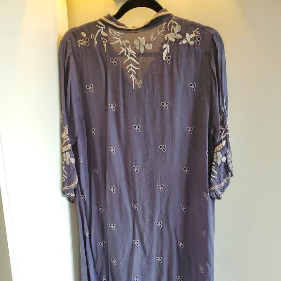 Johnny Was Azzy Long Tunic Dress 